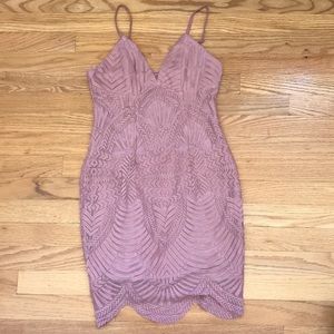 Mini lace dress